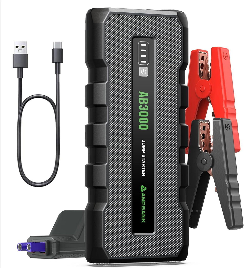 3000A Car Emergency Starting Power Supply 12V Portable Battery Starter Suitable For 6.0L Gasoline And 4.0L Diesel Engines