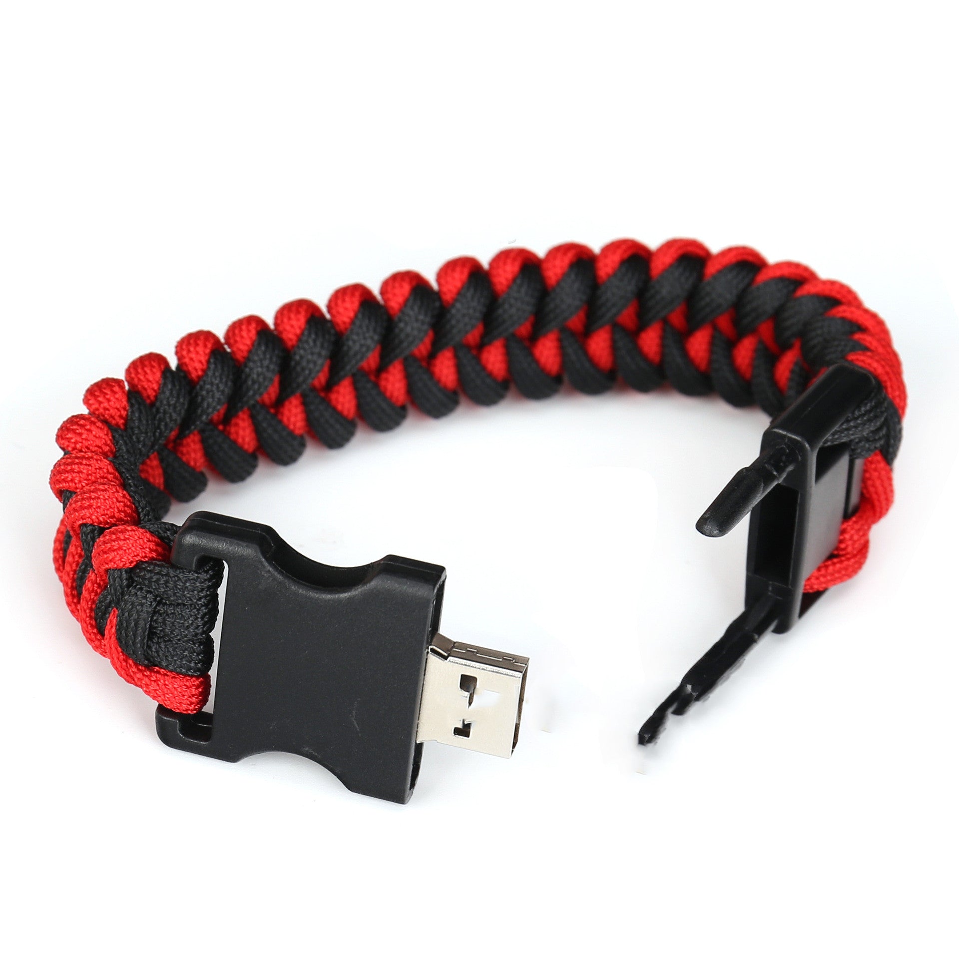 TactiCord Survival Bracelet | 550 Paracord with Fire Starter & Compass