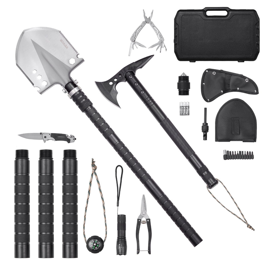 MultiForce 28-in-1 | Ultimate Survival Shovel with Axe & Multi-Tools