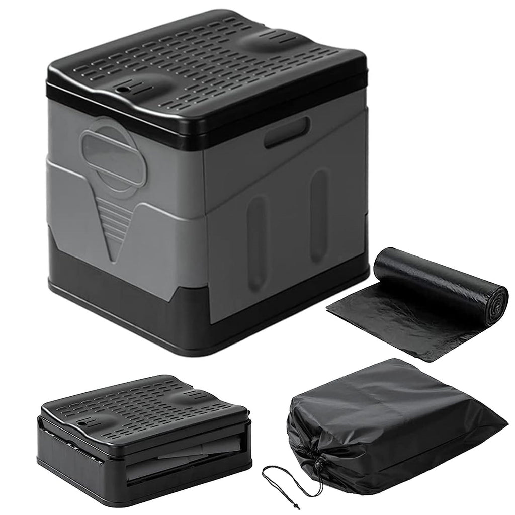 PrivacyPro Portable Toilet | Collapsible Emergency Toilet with Carrying Bag