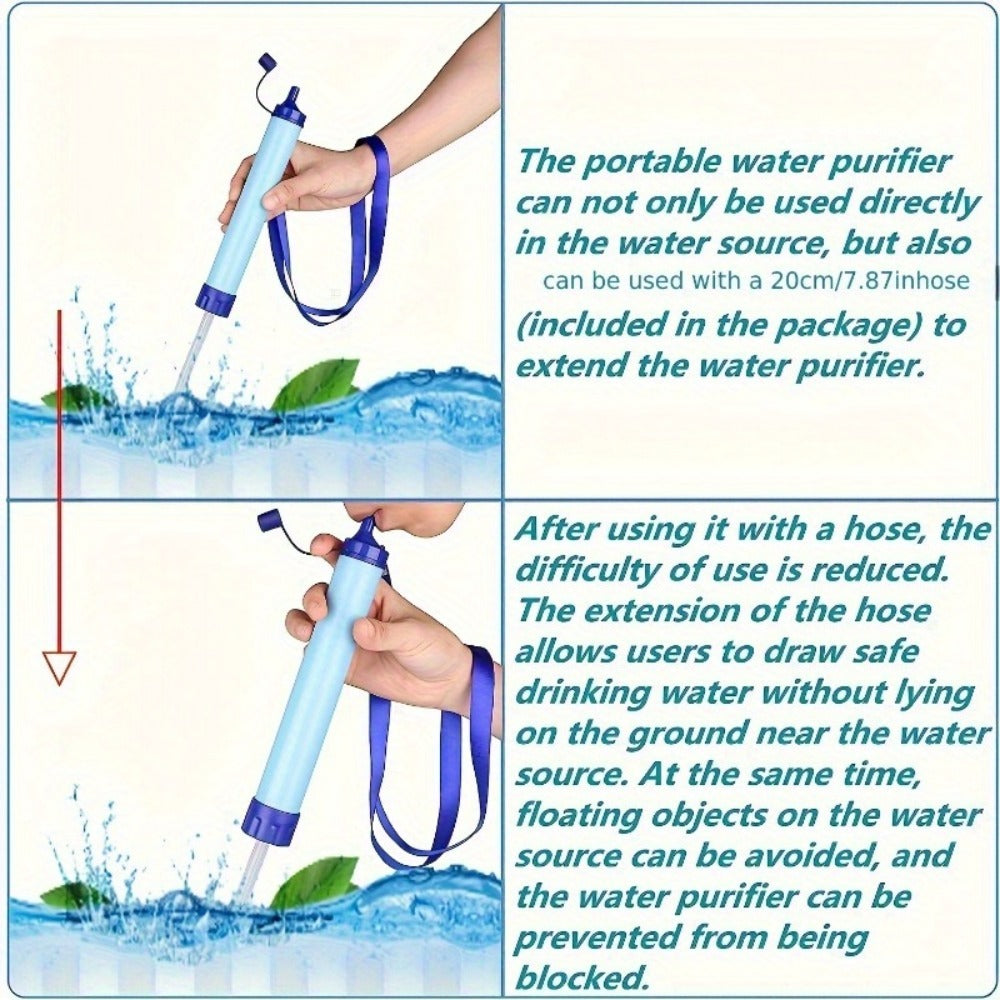 HydroPure Personal Filter | Portable Water Purifier for Hiking & Travel