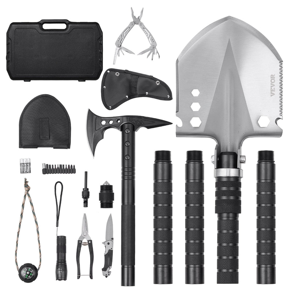 MultiForce 28-in-1 | Ultimate Survival Shovel with Axe & Multi-Tools