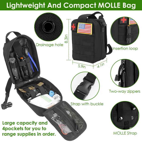 ReadyPro Complete Arsenal | 47-Piece Emergency Survival EDC Kit