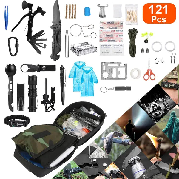 RescuePro Tactical 121 | Military-Grade Emergency First Aid System