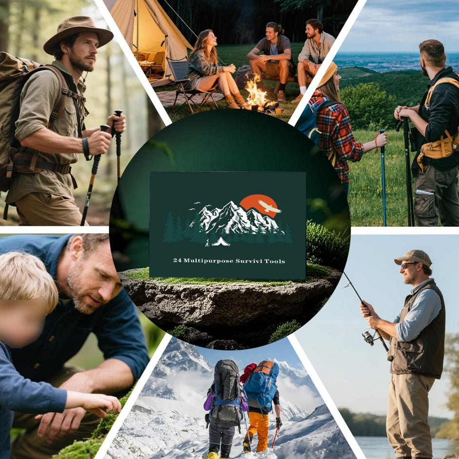 TactiCmas Men's Survival Calendar | 24-Day Tactical Gear Countdown