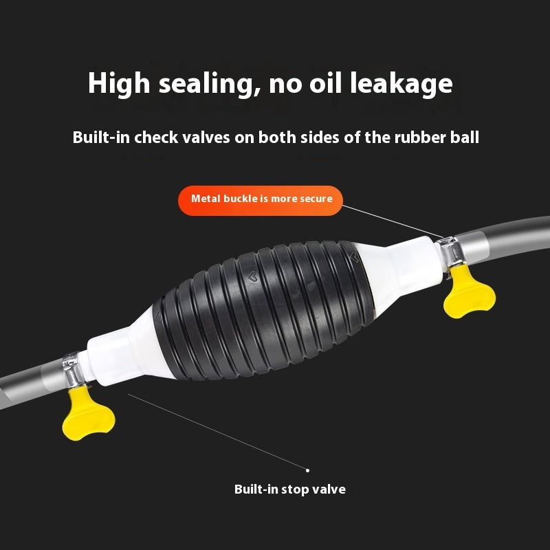 FluidFix Emergency Siphon | Manual Oil & Gas Transfer Pump