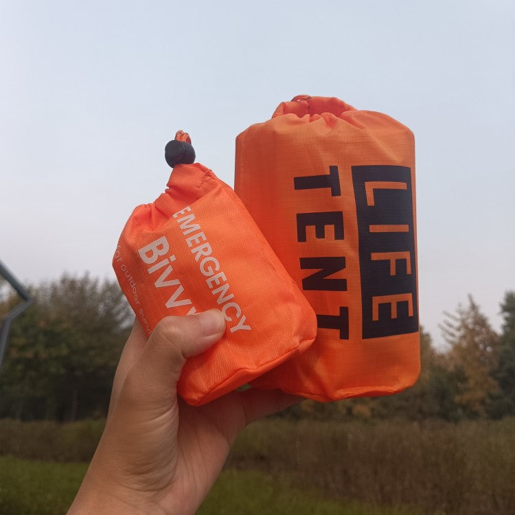 RescueShelter Visibility Tent | High-Vis Orange Emergency Survival Shelter