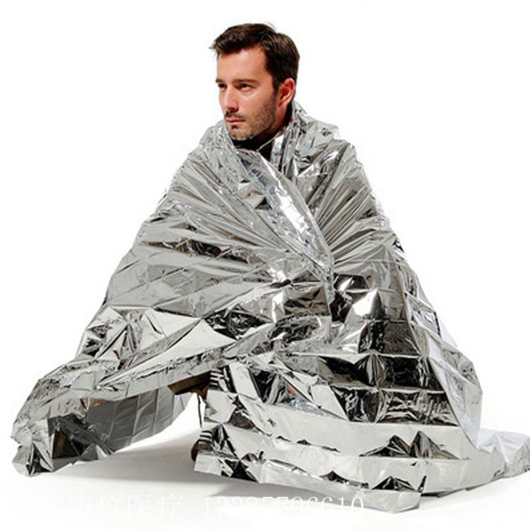 DualGuard Thermal Blanket | Double-Sided Silver Emergency Survival Wrap