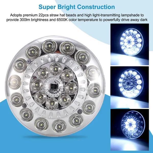 SolarGlobe Camping Light | Solar-Powered LED Bulb Lantern