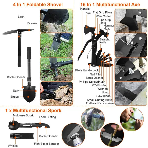 RescuePro Tactical 121 | Military-Grade Emergency First Aid System