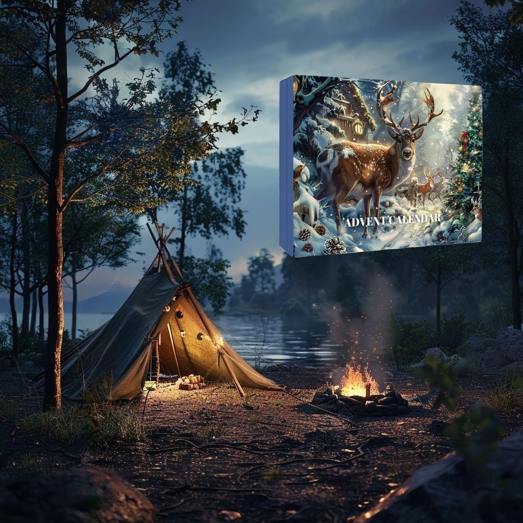 AdventPro Survival Calendar | 24-Day Outdoor Gear Countdown Gift Set