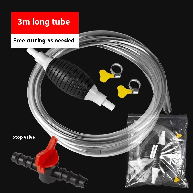 FluidFix Emergency Siphon | Manual Oil & Gas Transfer Pump