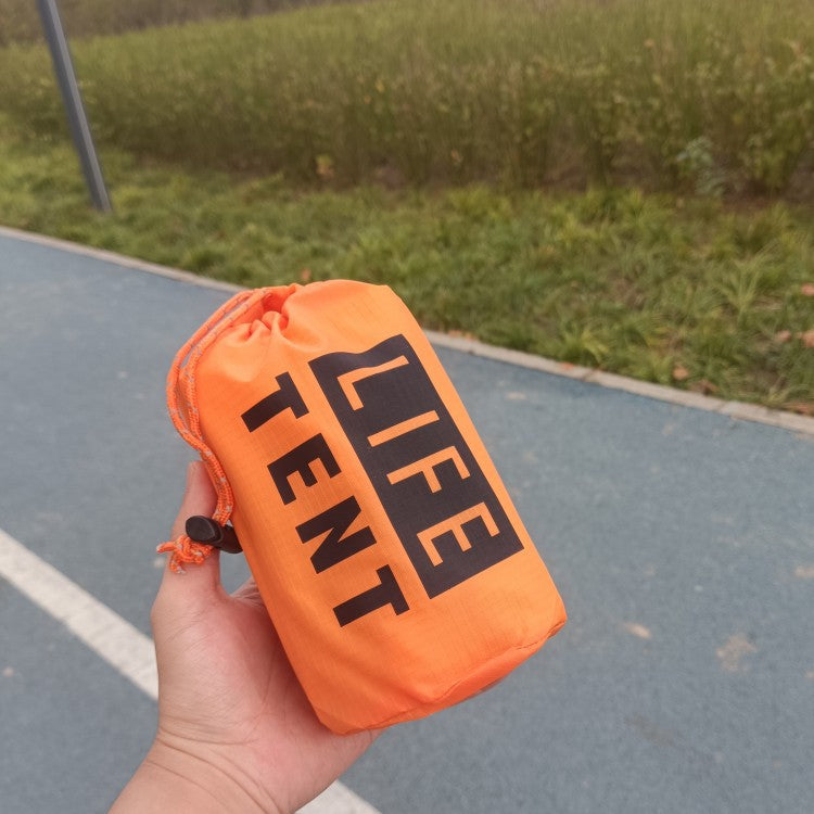 RescueShelter Visibility Tent | High-Vis Orange Emergency Survival Shelter