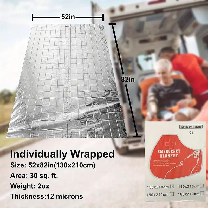 ThermaPack 8-Pack | Emergency Mylar Survival Blankets (Value Bundle)
