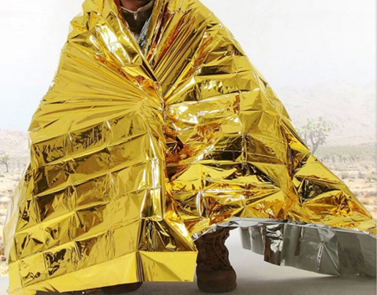 ThermaShield Emergency Blanket | Anti-Hypothermia Survival Reflective Wrap