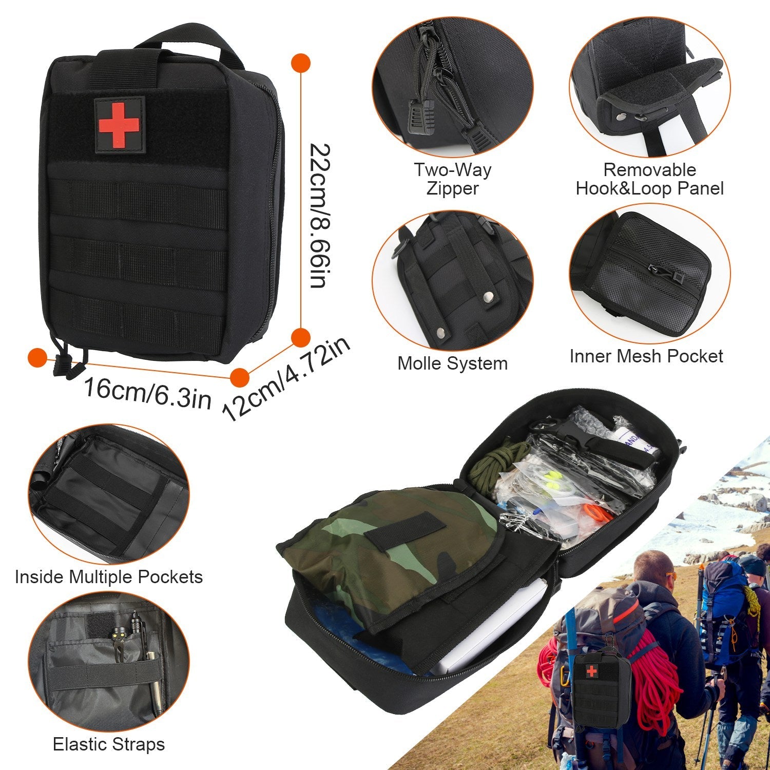 TrailMedic Elite 121 | Professional Wilderness First Aid System