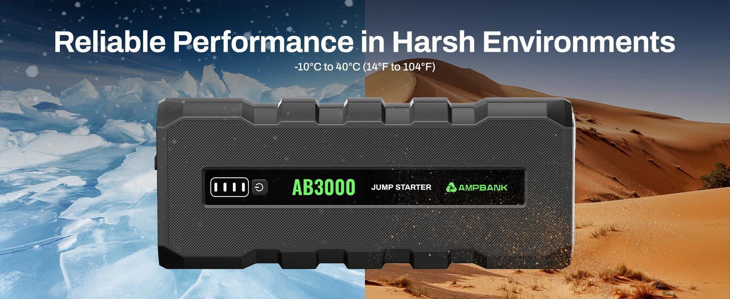 3000A Car Emergency Starting Power Supply 12V Portable Battery Starter Suitable For 6.0L Gasoline And 4.0L Diesel Engines