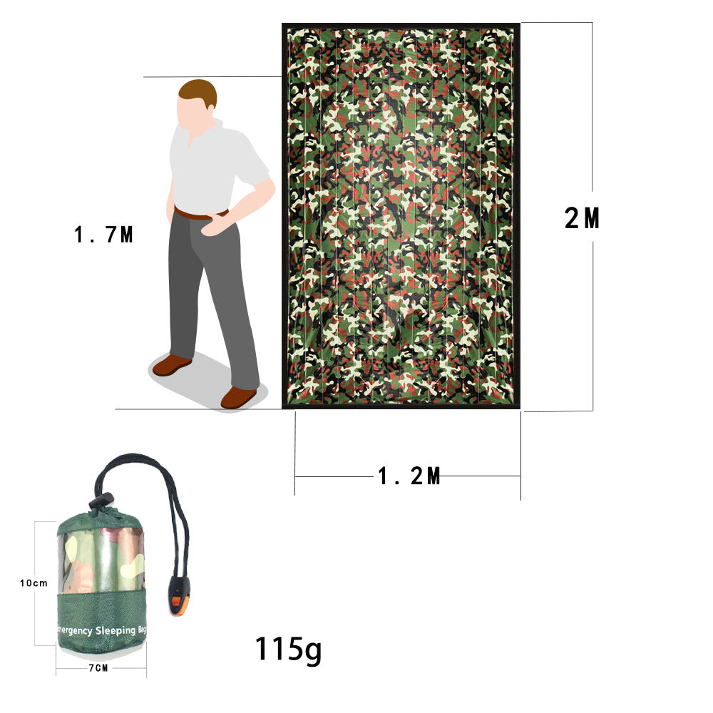 HeatGuard Emergency Cocoon | Ultra-Compact Thermal Survival Sleeping Bag