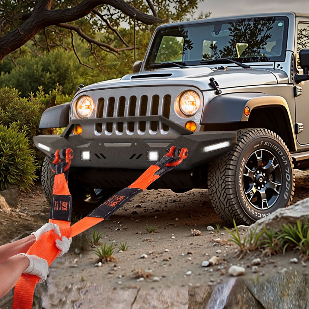 RecoverPro Tow Strap | 36,000 lbs Heavy-Duty Recovery Strap (8 ft)