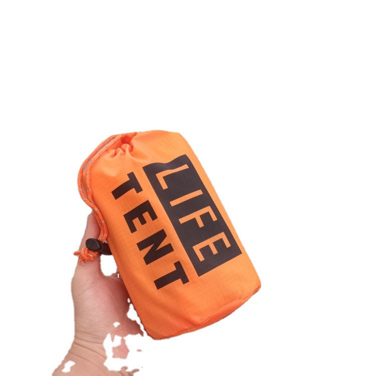 RescueShelter Visibility Tent | High-Vis Orange Emergency Survival Shelter