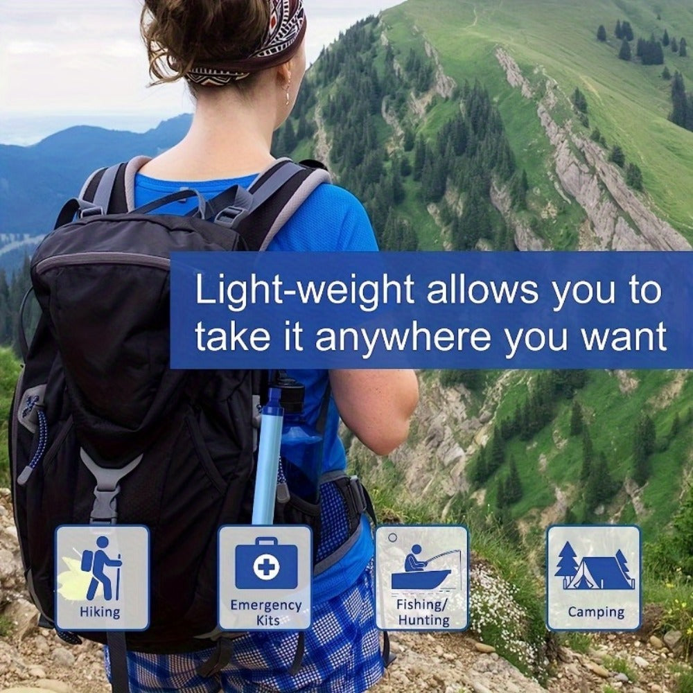 HydroPure Personal Filter | Portable Water Purifier for Hiking & Travel