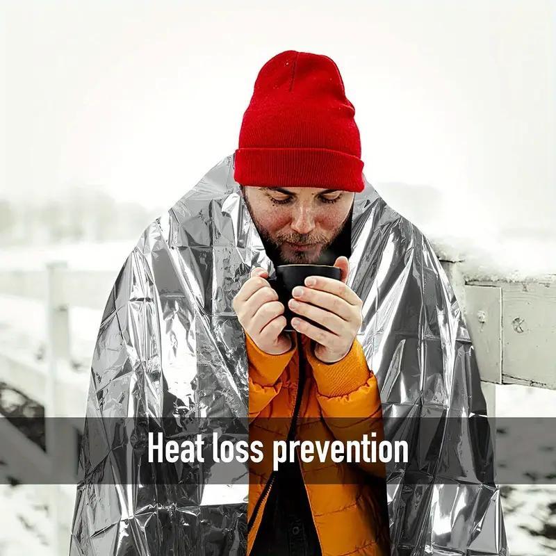 ThermaPack 8-Pack | Emergency Mylar Survival Blankets (Value Bundle)