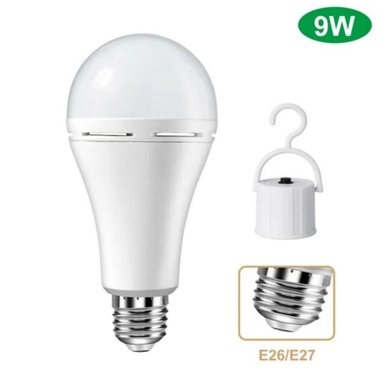PowerLight Smart Bulb | 9W Rechargeable Emergency LED with Battery Backup