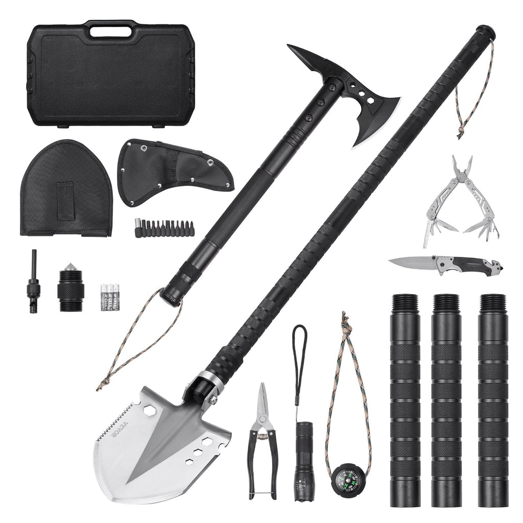 MultiForce 28-in-1 | Ultimate Survival Shovel with Axe & Multi-Tools
