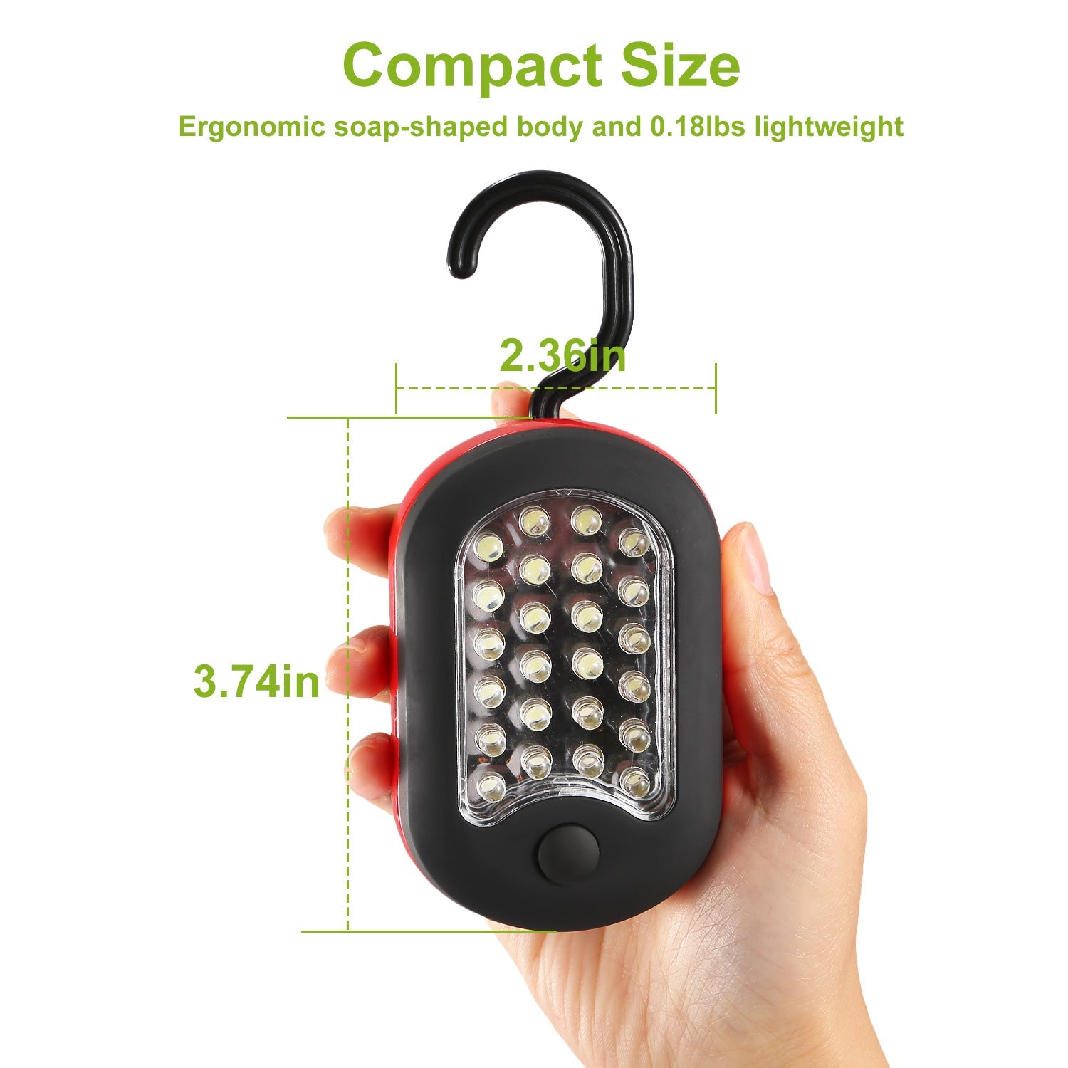 WorkBeam Magnetic Light | Compact LED Work Light with Hook & Magnet