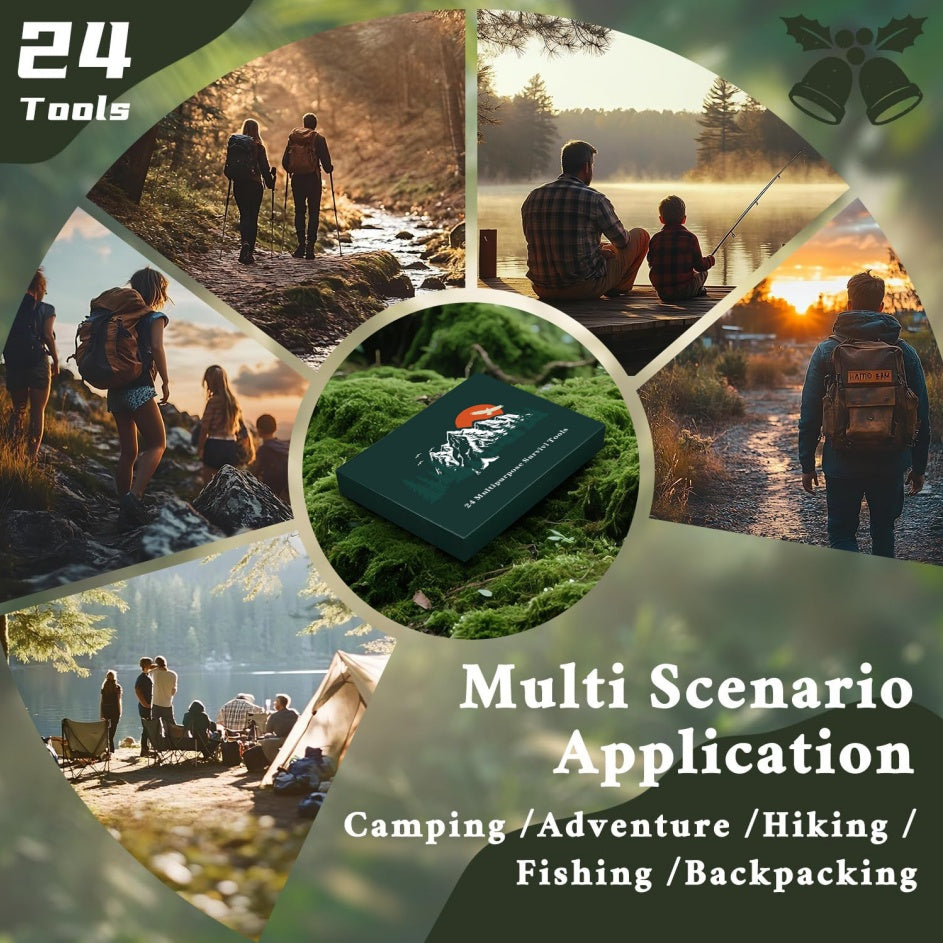 TactiCmas Men's Survival Calendar | 24-Day Tactical Gear Countdown