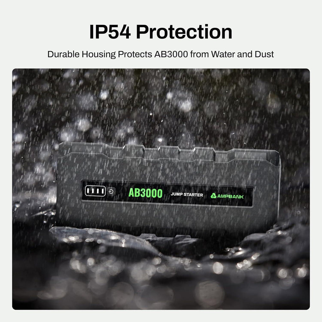 3000A Car Emergency Starting Power Supply 12V Portable Battery Starter Suitable For 6.0L Gasoline And 4.0L Diesel Engines